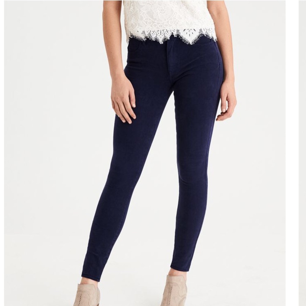 American Eagle Dark Blue Jeggings [Size 8 Regular]